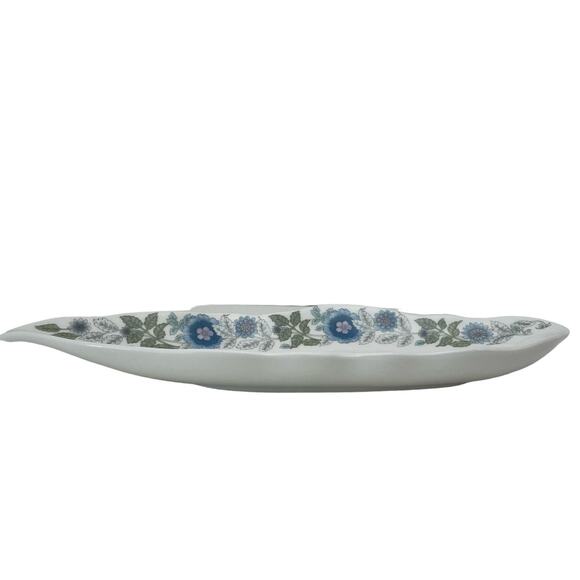 Vintage WEDGWOOD Bone China 'Clementine' Trinket Dish English Country Cottage - Picture 4 of 8